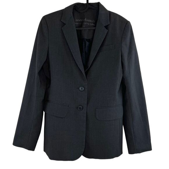 Norma Kamali Two Button Blazer Size 8 Academia Corpcore Career Prep Old Money - Picture 1 of 8